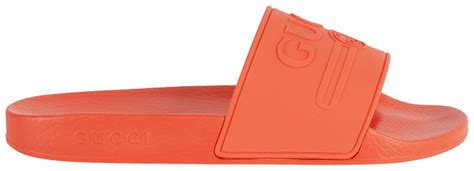 gucci slides orange|gucci slide orange goat.